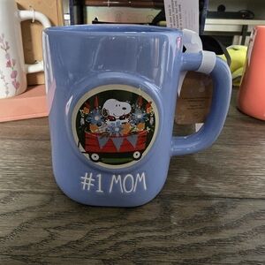 Rae Dunn Blue #1 Mom Mug